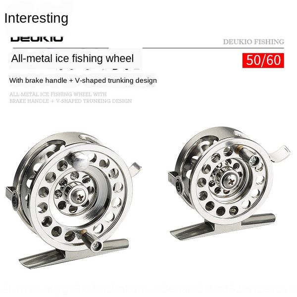 50/60 specification all-metal ice wheel/front with brake right-hand fishing wheel fishing supplies pulley pulley outdoor
50/60 specification all-metal ice wheel/front with brake right-hand fishing wheel fishing supplies pulley pulley outdoor