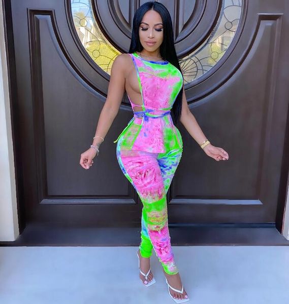 women's tracksuits printed sleeveless tie t-shirt + pleated pencil pants suit sports treadmill motorcycle crop leisure two-piece, Gray
women's tracksuits printed sleeveless tie t-shirt + pleated pencil pants suit sports treadmill motorcycle crop leisure two-piece, Gray