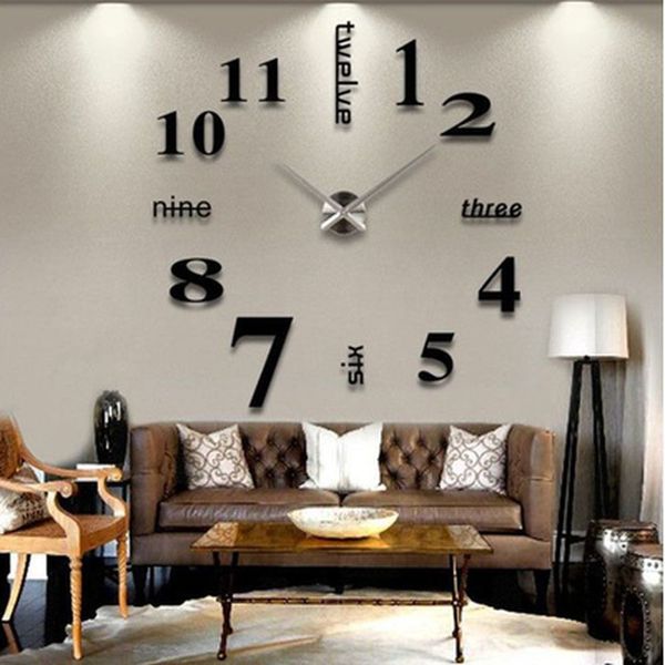 modern diy large wall clock 3d mirror surface sticker home decor art design hot
modern diy large wall clock 3d mirror surface sticker home decor art design hot