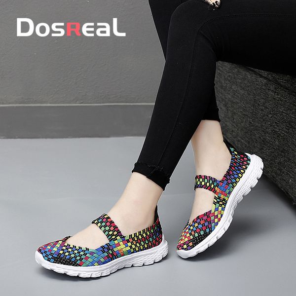 dosreal women woven shoes spring autumn fashion shoes for females outdoor soft flats band classic casual sneakers, Black
dosreal women woven shoes spring autumn fashion shoes for females outdoor soft flats band classic casual sneakers, Black