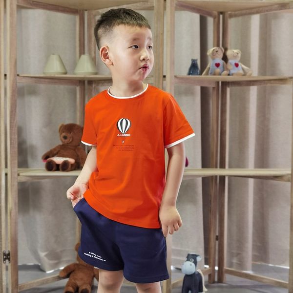 wear boy short sleeve t-shirt 2020 new summer wear clothing children's children's foreign style baby air balloon printed top, Blue
wear boy short sleeve t-shirt 2020 new summer wear clothing children's children's foreign style baby air balloon printed top, Blue