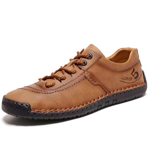 spring autumn men's casual shoes flat handmade breathable men leather loafers moccasins walking shoes comfortable sneakers 38-48, Black
spring autumn men's casual shoes flat handmade breathable men leather loafers moccasins walking shoes comfortable sneakers 38-48, Black
