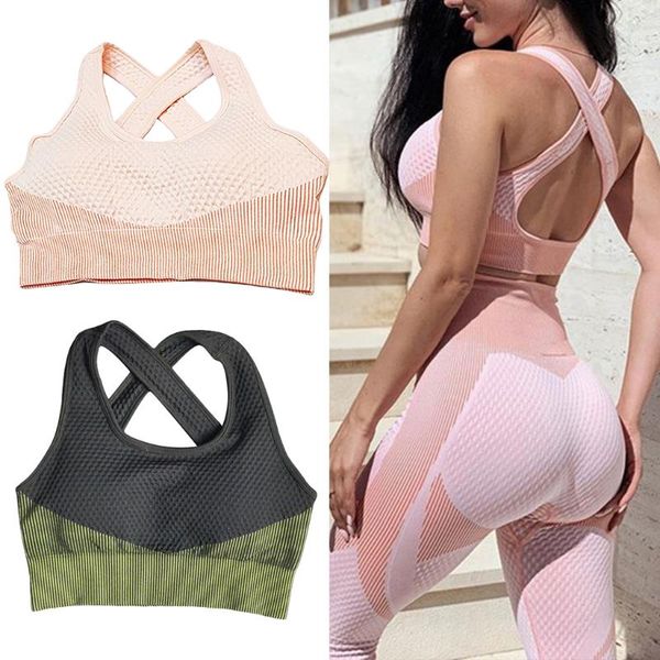 gym clothing women seamless sports bra comfort quick dry support shapewar fitness crop yoga lace brassieres bralette, White;black
gym clothing women seamless sports bra comfort quick dry support shapewar fitness crop yoga lace brassieres bralette, White;black