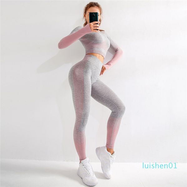 бесшовные ребро йога set спорт эпикировка женщины два 2 шт сухой fit tight с длинным рукавом crop топ + леггинсы тренировки тренажерный зал, White;red
бесшовные ребро йога set спорт эпикировка женщины два 2 шт сухой fit tight с длинным рукавом crop топ + леггинсы тренировки тренажерный зал, White;red