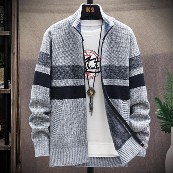 man colorblock cardigan coats jackets fashion trend pocket zipper stand collar long sleeve slim outerwear designer male spring warm clothing, Black;brown
man colorblock cardigan coats jackets fashion trend pocket zipper stand collar long sleeve slim outerwear designer male spring warm clothing, Black;brown
