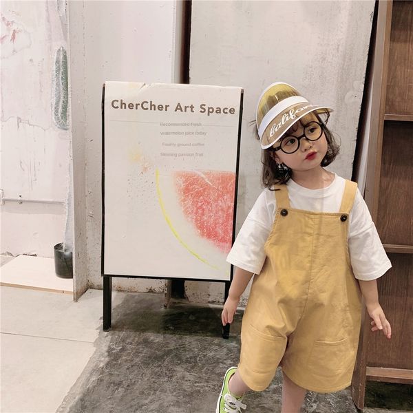 2020 new girls' belt pants candy korean all-match loose cute pure cotton candy color children's belt pants, Blue 
2020 new girls' belt pants candy korean all-match loose cute pure cotton candy color children's belt pants, Blue