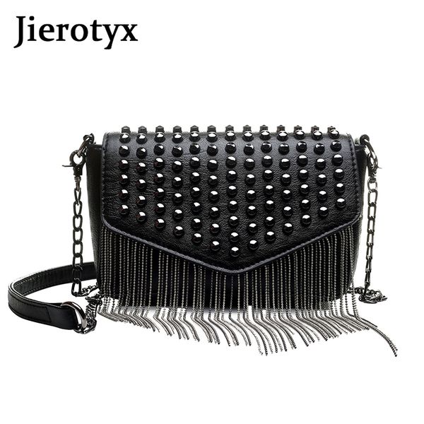 jierotyx моды кисточкой diamonds brand design mini chain shoulder bag crossbody черная кожа заклепки женский болса sac a главный
jierotyx моды кисточкой diamonds brand design mini chain shoulder bag crossbody черная кожа заклепки женский болса sac a главный