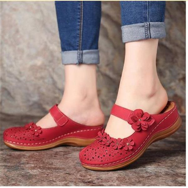 summer personality women flat sandals hollow out retro flower round toe ladies shoes plus size super soft female buckle slippers, Black
summer personality women flat sandals hollow out retro flower round toe ladies shoes plus size super soft female buckle slippers, Black