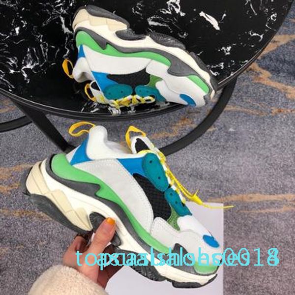 2019 fw retro triple s sneaker mens fashion vintage kanye west old grandpa trainers designer mens womens casual shoes size 36-45, Black
2019 fw retro triple s sneaker mens fashion vintage kanye west old grandpa trainers designer mens womens casual shoes size 36-45, Black