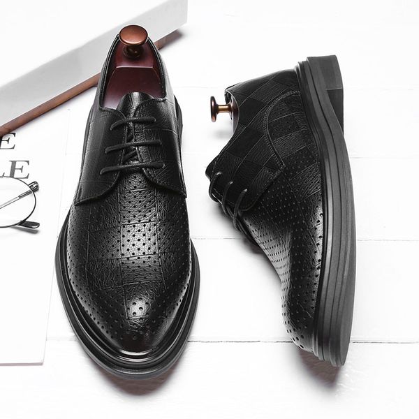 2020 new xinyida korean-style pointed casual mens shoes hollow breathable business shoes tao supply model-, Black
2020 new xinyida korean-style pointed casual mens shoes hollow breathable business shoes tao supply model-, Black