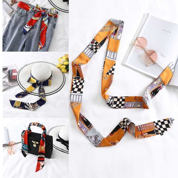 2020 long silk skinny neck scarf print foulard hair scarves head band 190*5cm bag handle ribbon cap tie lady belt, Blue;gray
2020 long silk skinny neck scarf print foulard hair scarves head band 190*5cm bag handle ribbon cap tie lady belt, Blue;gray