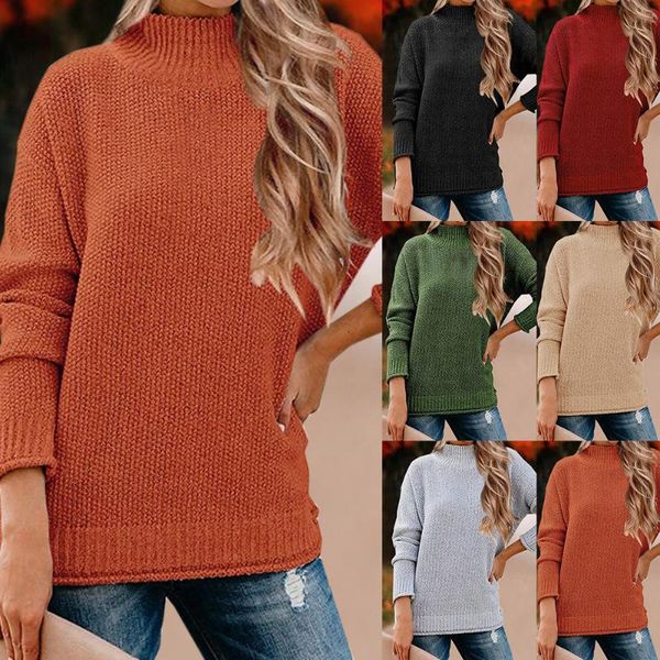casual turtleneck warm knitted sweater autumn winter long sleeve pullover elegant women rivet button jumper pull femme, White;black 
casual turtleneck warm knitted sweater autumn winter long sleeve pullover elegant women rivet button jumper pull femme, White;black