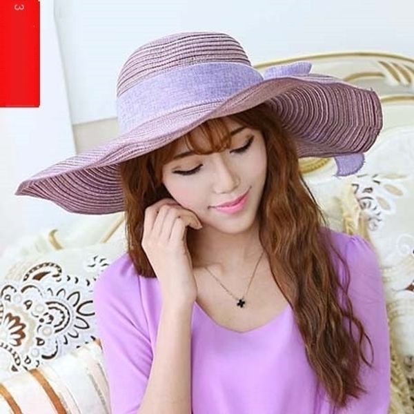 korean style large ladies summer sun cotton and linen bowknot large eaves straw beach foldable straw hat butterfly hat, Blue;gray
korean style large ladies summer sun cotton and linen bowknot large eaves straw beach foldable straw hat butterfly hat, Blue;gray