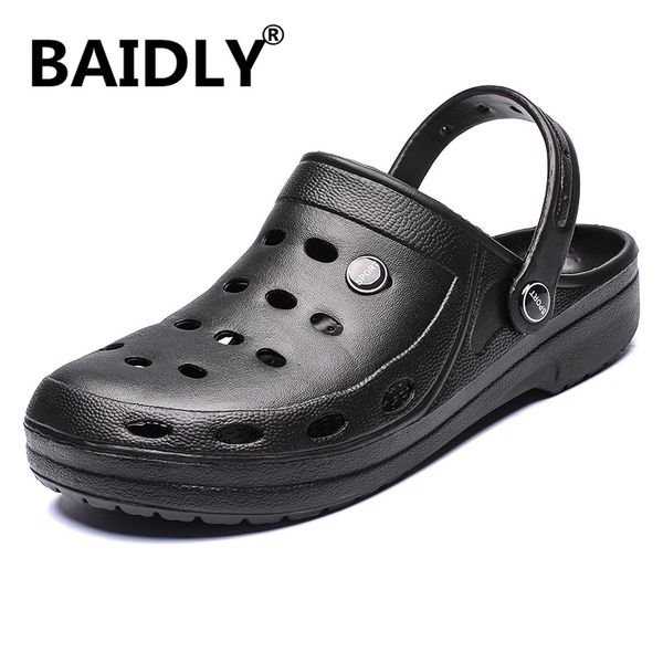 summer jelly shoes men beach garden sandals hollow slippers men flip flops light sandalias outdoor water shoes big size 39-49, Black
summer jelly shoes men beach garden sandals hollow slippers men flip flops light sandalias outdoor water shoes big size 39-49, Black