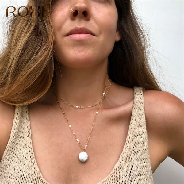 roxi white baroque pearl pendant necklace doule layer freshwater pearl statement necklace women jewelry gold long chain, Silver
roxi white baroque pearl pendant necklace doule layer freshwater pearl statement necklace women jewelry gold long chain, Silver