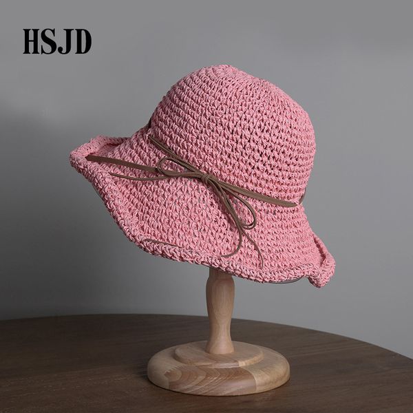 female handmade crochet large wide brim foldable straw for women summer anti-uv sun hat beach sea women's hats new y200716, Blue;gray
female handmade crochet large wide brim foldable straw for women summer anti-uv sun hat beach sea women's hats new y200716, Blue;gray