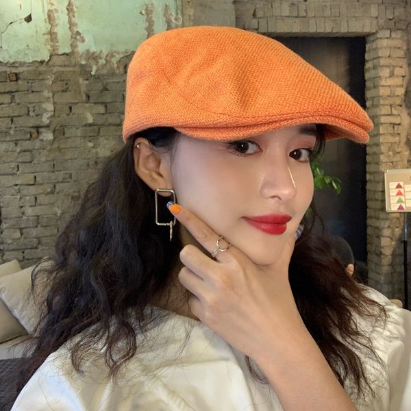 korean hat women's all-match fashion fashion forward thin painter's hat beret beret painter cap cap female, Blue;gray
korean hat women's all-match fashion fashion forward thin painter's hat beret beret painter cap cap female, Blue;gray