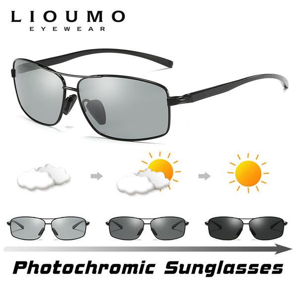 lioumo pchromic sunglasses men women polarized chameleon driving goggles anti-glare sun glasses zonnebril heren, White;black
lioumo pchromic sunglasses men women polarized chameleon driving goggles anti-glare sun glasses zonnebril heren, White;black