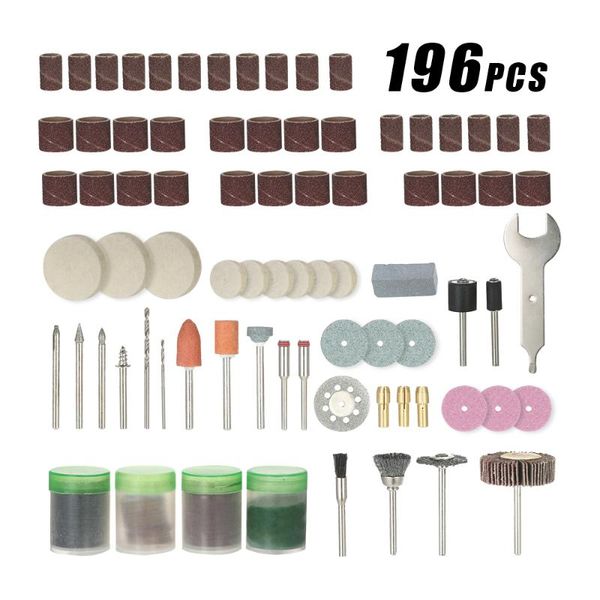 new 196pcs 1/8 inch shank rotary tool accessories set sanding grinding brushing polishing bits accessory kit for grinder
new 196pcs 1/8 inch shank rotary tool accessories set sanding grinding brushing polishing bits accessory kit for grinder