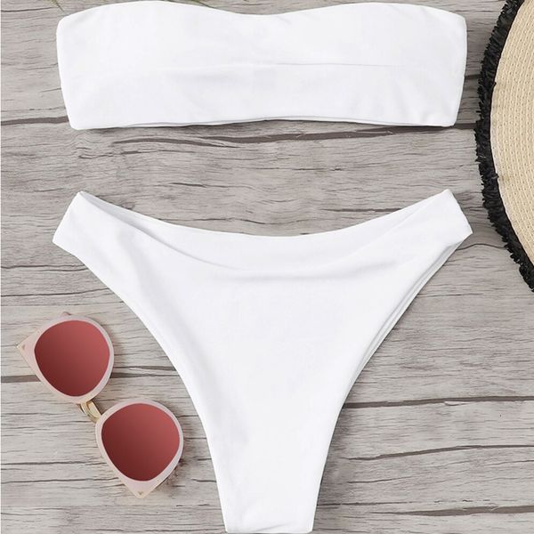 bandeau swimsuit strapless off shoulder bikini white high waist bikinis 2020 mujer push up brazilian vikinis para mujer 2020, White;black
bandeau swimsuit strapless off shoulder bikini white high waist bikinis 2020 mujer push up brazilian vikinis para mujer 2020, White;black