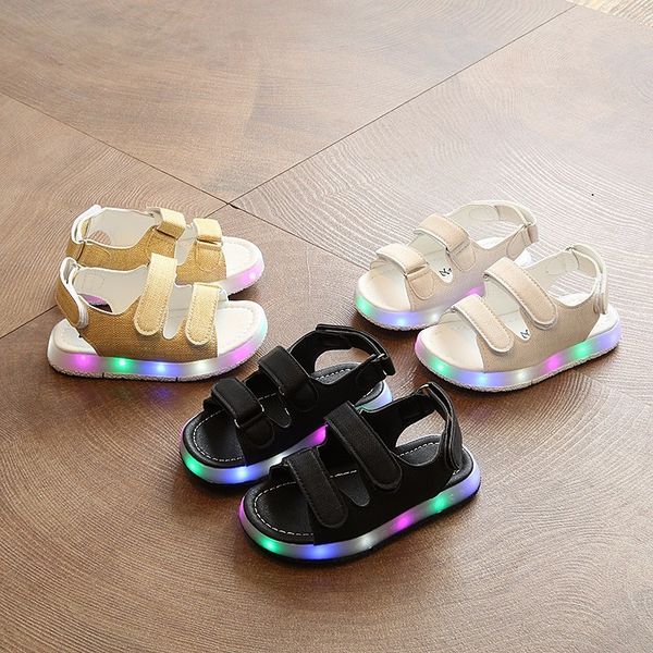 new boys' and girls' sandals magic sticker sandals lighting led anti-skid magic baby shoes baby shoes korean, Black;red
new boys' and girls' sandals magic sticker sandals lighting led anti-skid magic baby shoes baby shoes korean, Black;red
