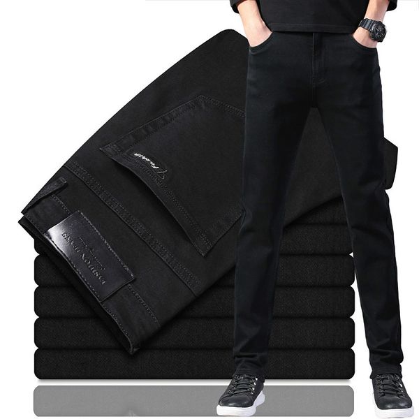 classic style men's black slim jeans 2020 new business fashion stretch denim skinny jean trousers male brand pants, Blue
classic style men's black slim jeans 2020 new business fashion stretch denim skinny jean trousers male brand pants, Blue