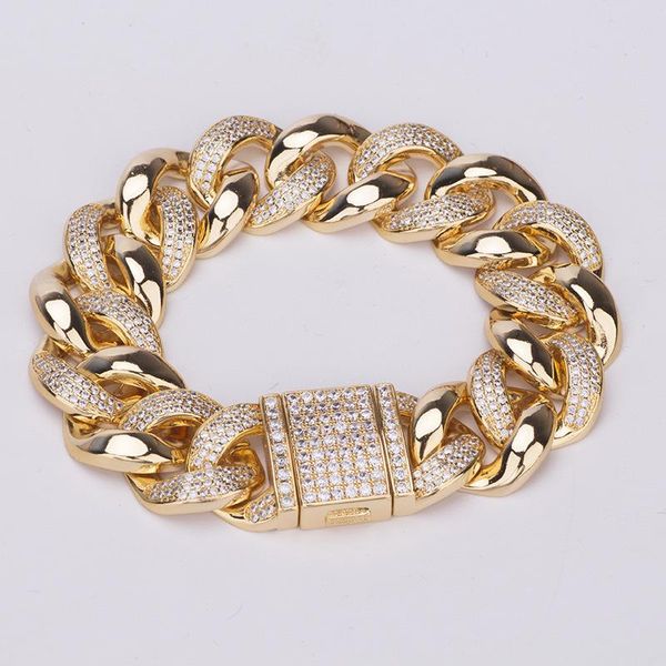 mens gold bracelets luxury designer iced out bracelet hip hop jewelry bling diamond cuban link chain charm bangle fashion pandora style new, Black
mens gold bracelets luxury designer iced out bracelet hip hop jewelry bling diamond cuban link chain charm bangle fashion pandora style new, Black