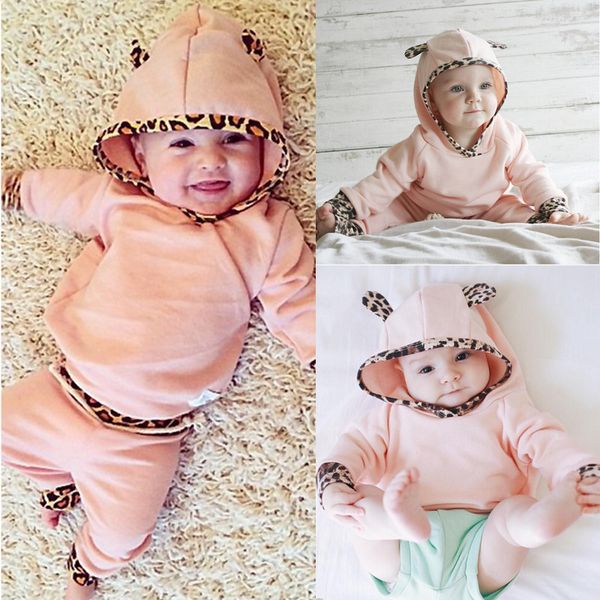 2pcs winter kids newborn baby girls cloth hoodie ear sweatshirt long sleeve leopard print t-shirt+leggings pants outfits set, White
2pcs winter kids newborn baby girls cloth hoodie ear sweatshirt long sleeve leopard print t-shirt+leggings pants outfits set, White