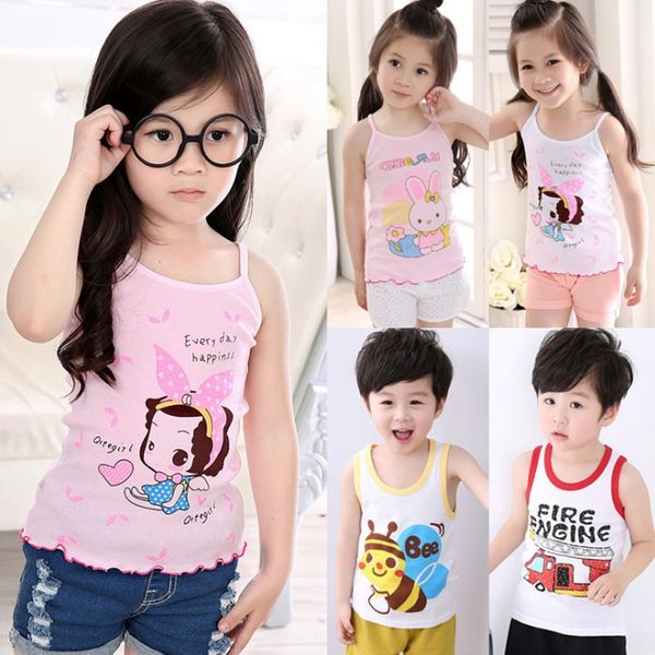 wear cartoon vest for boys and girls new baby sleeveless clothing children's t-shirt children's vest fashion, Blue
wear cartoon vest for boys and girls new baby sleeveless clothing children's t-shirt children's vest fashion, Blue