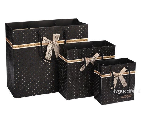 black stripes bow polka dots gift paper bag packaging shopping wedding birthday carrier bag gift bag
black stripes bow polka dots gift paper bag packaging shopping wedding birthday carrier bag gift bag