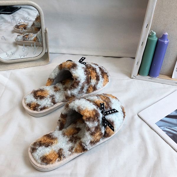 plush slippers women winter warm house non-slip bow mixed color female indoor flat shoes faux fur slides, Black
plush slippers women winter warm house non-slip bow mixed color female indoor flat shoes faux fur slides, Black