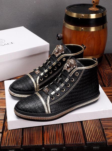 2020a limited custom leather color-block embroidery high-casual ankle boots, high-end fashion wild lace-up sneakers, size: 38-45, Black
2020a limited custom leather color-block embroidery high-casual ankle boots, high-end fashion wild lace-up sneakers, size: 38-45, Black