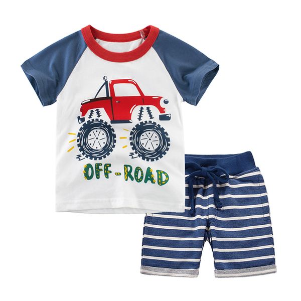 biniduckling 2020 summer children boys clothes set o-neck t-shirt +shorts clothing car cartoon pullover cotton kid boys clothes, White
biniduckling 2020 summer children boys clothes set o-neck t-shirt +shorts clothing car cartoon pullover cotton kid boys clothes, White