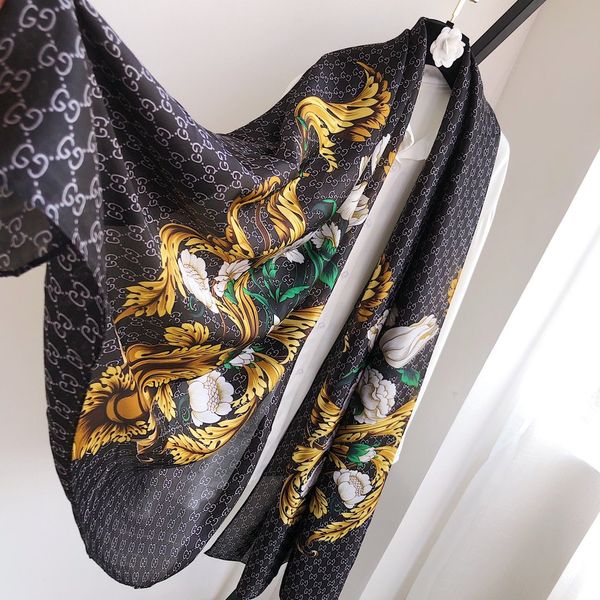 silk scarf shawl women and men of brand summer autumn long neck scarf 180 x90cm shawl, Blue;gray
silk scarf shawl women and men of brand summer autumn long neck scarf 180 x90cm shawl, Blue;gray