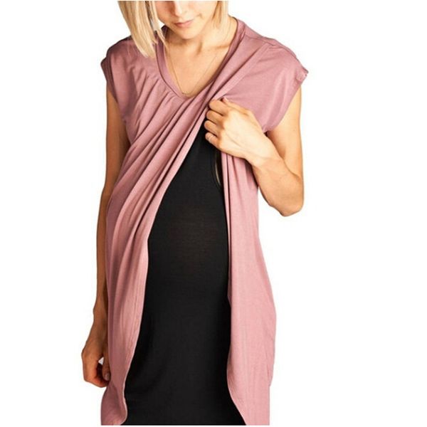 women maternity dresses short sleeve solid color nursing nightdress breastfeeding cardigan dresses for pregnant women clothing, White
women maternity dresses short sleeve solid color nursing nightdress breastfeeding cardigan dresses for pregnant women clothing, White