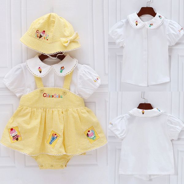 miki 2020 new children's clothing female baby ice cream short sleeve cartoon ice cream embroidered baby short sleeve top, White;black
miki 2020 new children's clothing female baby ice cream short sleeve cartoon ice cream embroidered baby short sleeve top, White;black