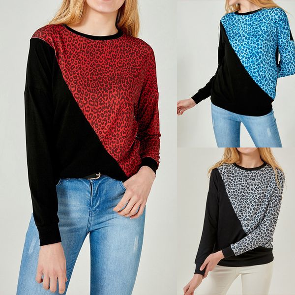 autumn new leopard print women's sweatshirt long sleeve o-neck warm patchwork leopard stitching casual pullover sweater s m xl, Black
autumn new leopard print women's sweatshirt long sleeve o-neck warm patchwork leopard stitching casual pullover sweater s m xl, Black