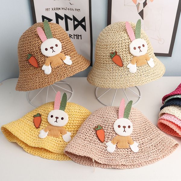 bida children's cartoon rabbit boys and girls 2020 straw straw new children's sun hat sun hat, Yellow
bida children's cartoon rabbit boys and girls 2020 straw straw new children's sun hat sun hat, Yellow