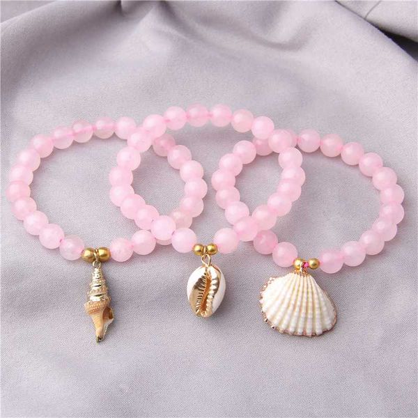 simple pink quartz crystal beads bracelet for women ladies girls natural shell charm boho bracelets jewelry female friendship, Black
simple pink quartz crystal beads bracelet for women ladies girls natural shell charm boho bracelets jewelry female friendship, Black