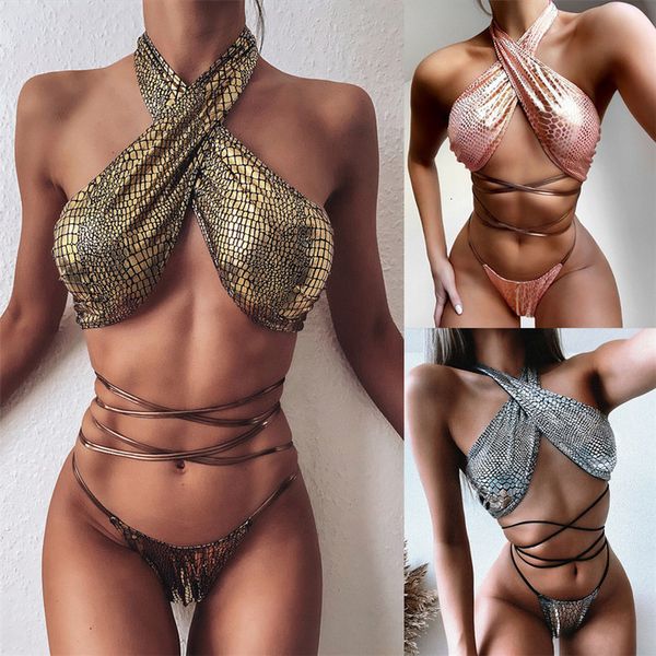 snake print biniki set cross high neck beachwear bathing suit string waistband thong swimwear swimming suit biquini, White;black
snake print biniki set cross high neck beachwear bathing suit string waistband thong swimwear swimming suit biquini, White;black