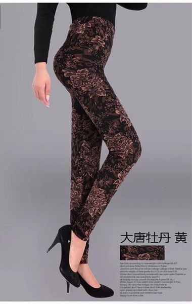 new arrival plus velvet leggings women autumn and winter plus size print flower ankle-length warm pants, Black
new arrival plus velvet leggings women autumn and winter plus size print flower ankle-length warm pants, Black