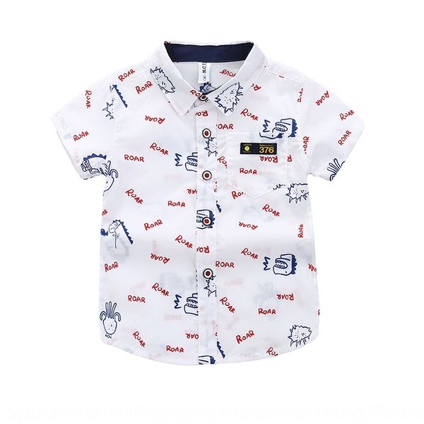 fabric soft and non-fading summer clothes new boys' short sleeve shirt korean cartoon small animal children's shirt, White;black
fabric soft and non-fading summer clothes new boys' short sleeve shirt korean cartoon small animal children's shirt, White;black