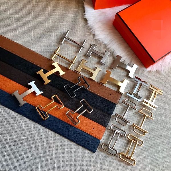 men's double-sided layer belt leather leather belt men's korean boutique h buckle smooth alphabet buckle business leisure, Black;brown 
men's double-sided layer belt leather leather belt men's korean boutique h buckle smooth alphabet buckle business leisure, Black;brown