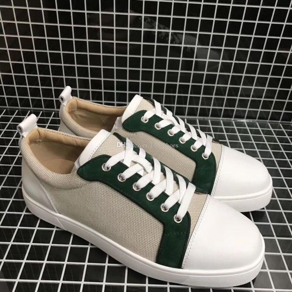 white canvas sneaker red bottoms platform shoe men women casual shoe luxury fashion flat spike sock shoes designer patchwork sneaker, Black 
white canvas sneaker red bottoms platform shoe men women casual shoe luxury fashion flat spike sock shoes designer patchwork sneaker, Black