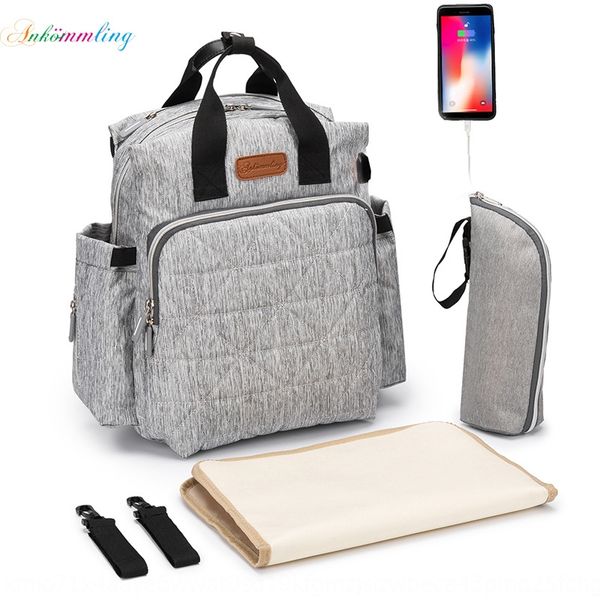 fashion embroidered waterproof four-piece embroidery backpack mummy baby bag usb four-piece set multi-functional backpack baby bag
fashion embroidered waterproof four-piece embroidery backpack mummy baby bag usb four-piece set multi-functional backpack baby bag