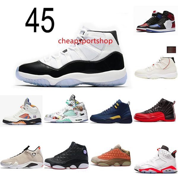 mens basketball shoes 1s 3s 4s 5s 6s 11s 12s 13s 14s carmine classic unc black white infrared men sport blue red oreo sneakers size 40-47
mens basketball shoes 1s 3s 4s 5s 6s 11s 12s 13s 14s carmine classic unc black white infrared men sport blue red oreo sneakers size 40-47