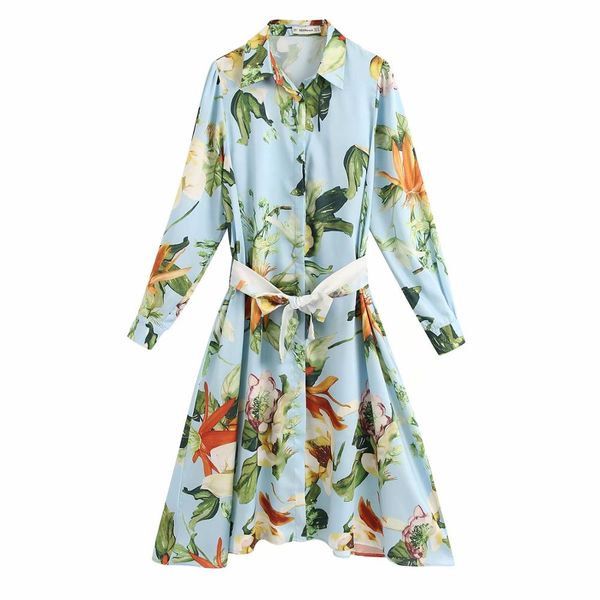 new women elegant flower print bow tie sashes shirtdress ladies stylish long sleeve business vestidos chic kneeth dresses ds3380, Black;gray
new women elegant flower print bow tie sashes shirtdress ladies stylish long sleeve business vestidos chic kneeth dresses ds3380, Black;gray