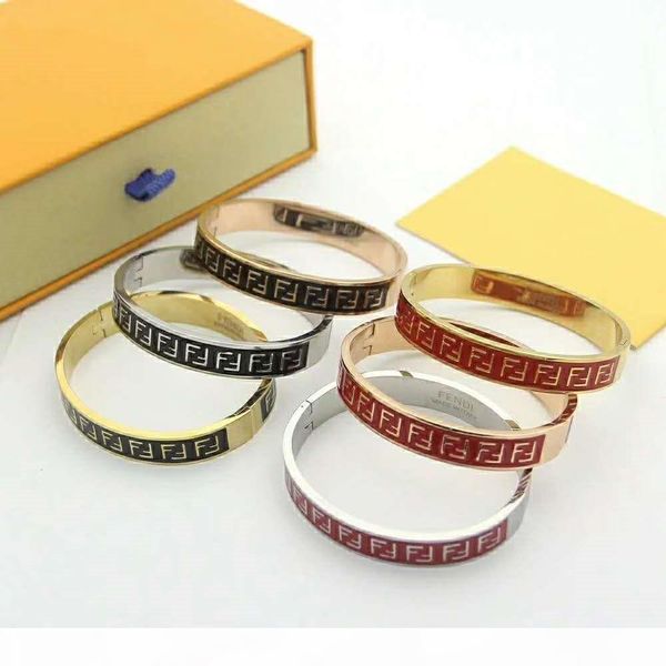 r europe and america -selling alphabet fashion designer bracelets luxury designer jewelry women bracelets, Black
r europe and america -selling alphabet fashion designer bracelets luxury designer jewelry women bracelets, Black