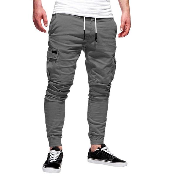 men's pants male fashion joggers sport pure color bandage casual loose sweatpants drawstring pant cargo men, Black
men's pants male fashion joggers sport pure color bandage casual loose sweatpants drawstring pant cargo men, Black