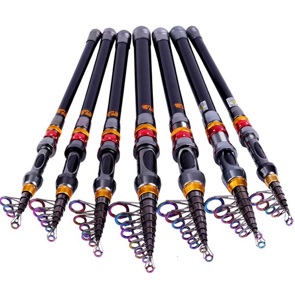 quality frp carbon fiber telescopic carp fishing rod 1.8m -3.6m portable spinning rod fish hand fishing rigs sea rod pesca
quality frp carbon fiber telescopic carp fishing rod 1.8m -3.6m portable spinning rod fish hand fishing rigs sea rod pesca